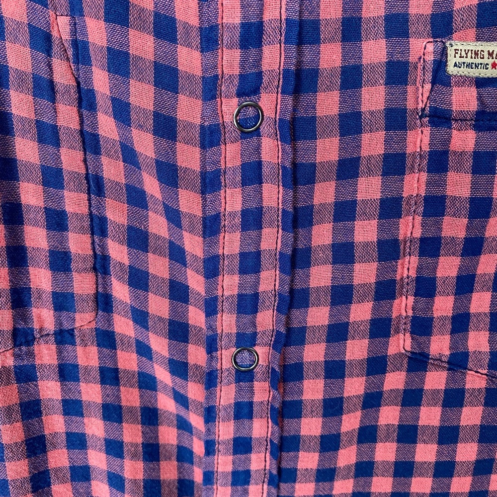 Flying Machine reversible plaid button up - Picture 6 of 9